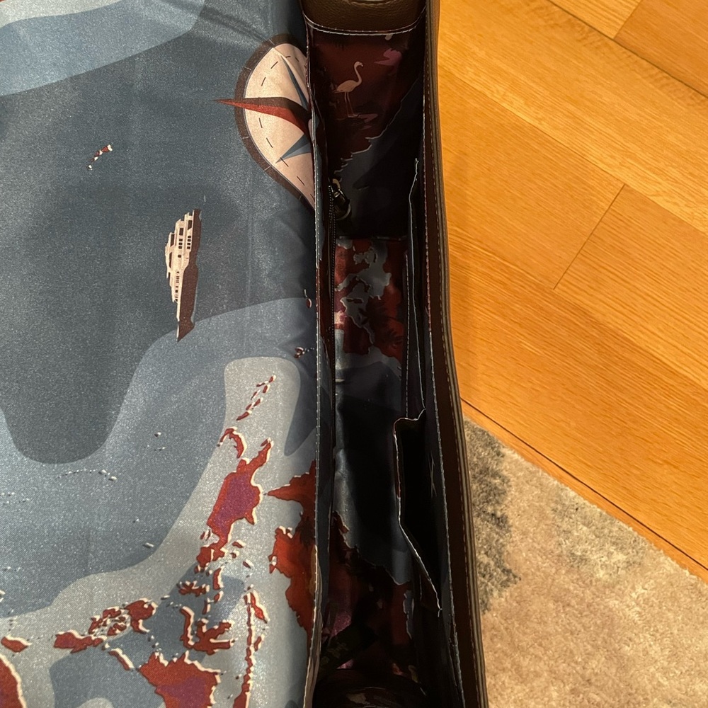 Ted Baker brown leather messenger bag - Picture 5 of 8